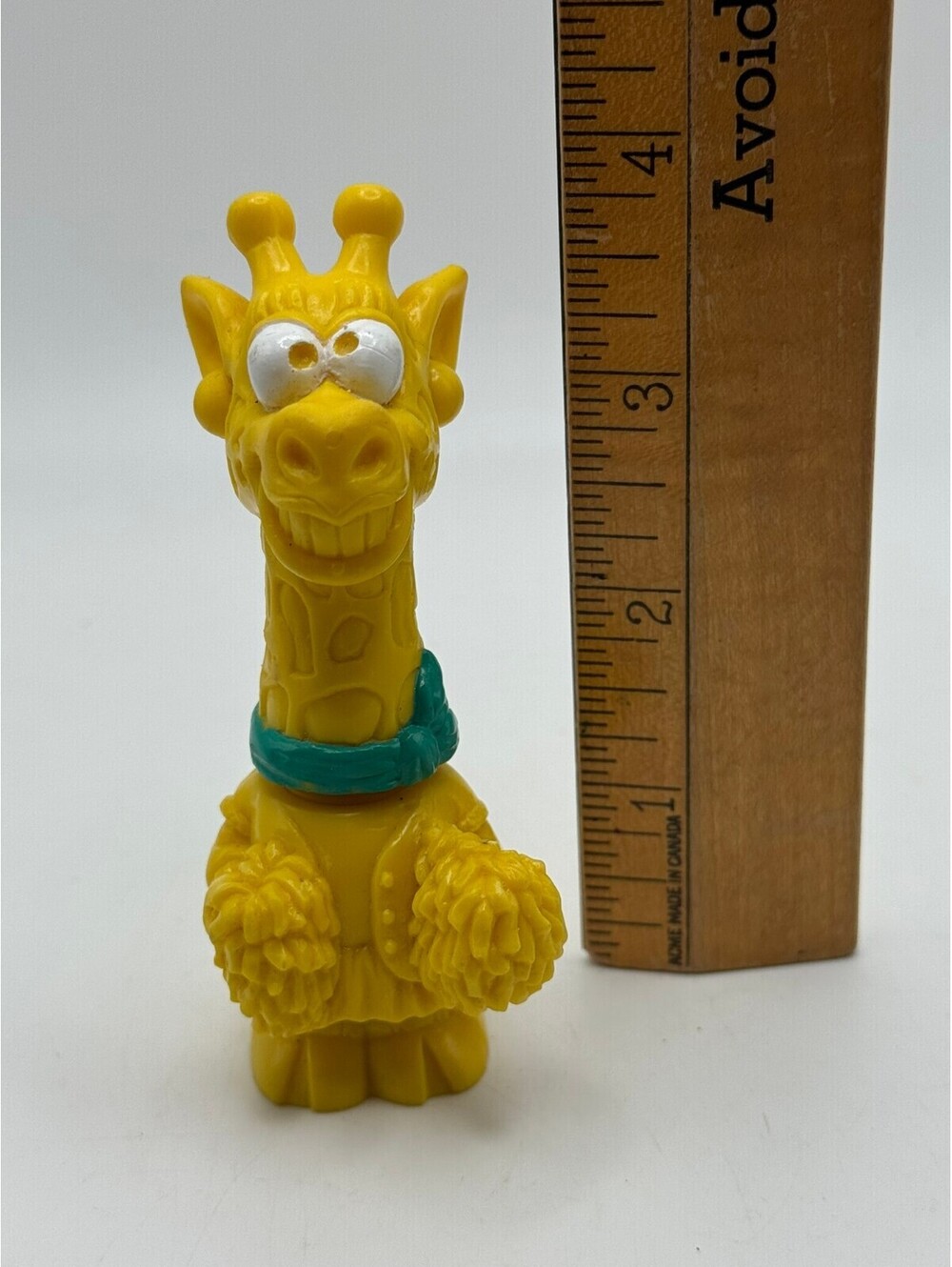 1995 Wendy's Geoffrey Giraffe Cheerleader Kids Meal Toy Pen Non-Working